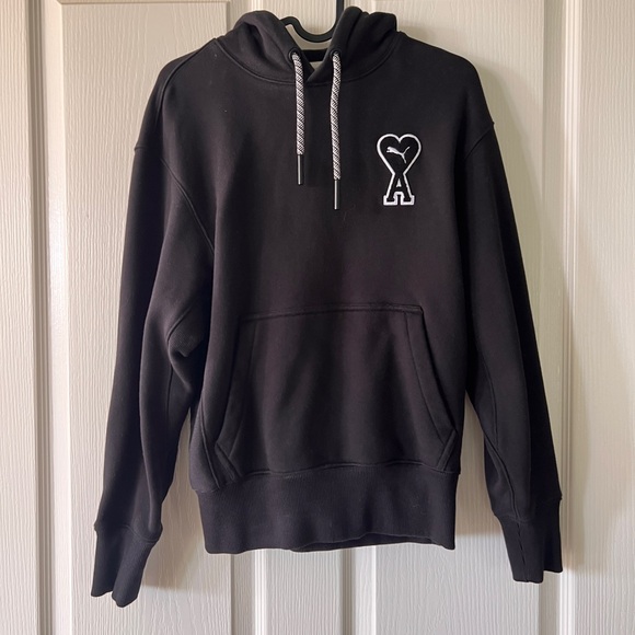 ami x Puma Black Sweatshirt - Picture 1 of 3